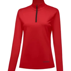 GOREWEAR Everyday Mid 1/4-Zip Shirt met Lange Mouwen Dames - lab red DC00