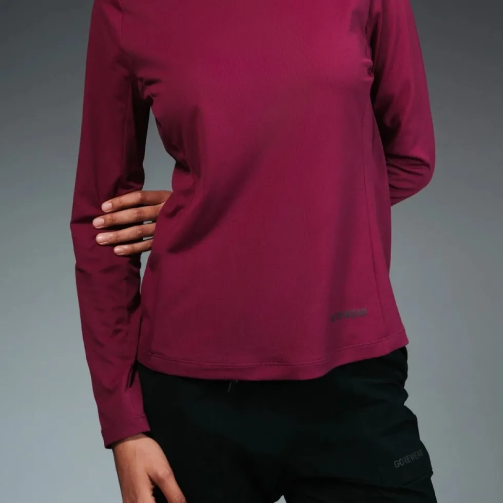 GOREWEAR Everyday Shirt met Lange Mouwen Dames - lab red DC00