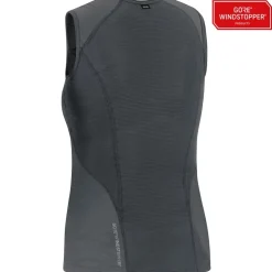 GOREWEAR GORE® WINDSTOPPER® Base Layer Shirt zonder mouwen Dames - zwart 9900