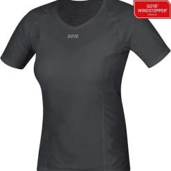 GOREWEAR GORE® WINDSTOPPER® Base Layer Shirt Dames - zwart 9900