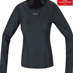 Ondergoed < GOREWEAR GORE® WINDSTOPPER® Thero Base Layer et lange ouwen Daes - zwart 9900