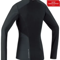 Ondergoed < GOREWEAR GORE® WINDSTOPPER® Thero Base Layer et lange ouwen Daes - zwart 9900