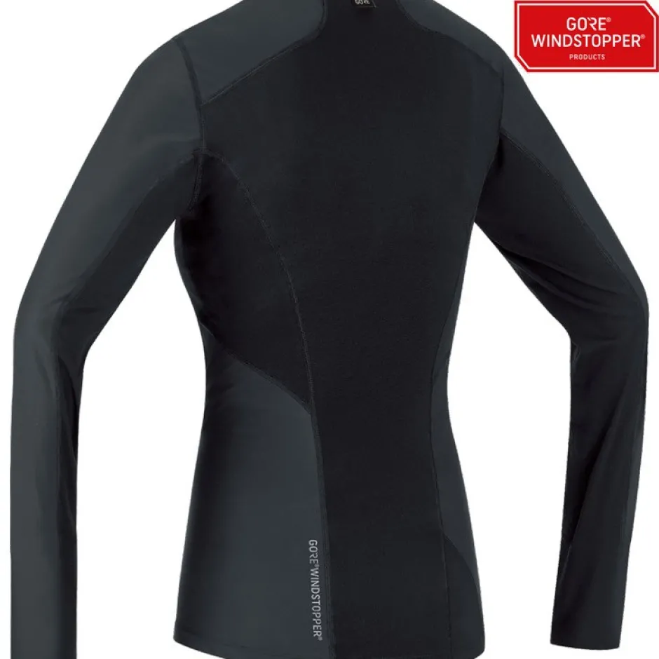 Ondergoed < GOREWEAR GORE® WINDSTOPPER® Thero Base Layer et lange ouwen Daes - zwart 9900
