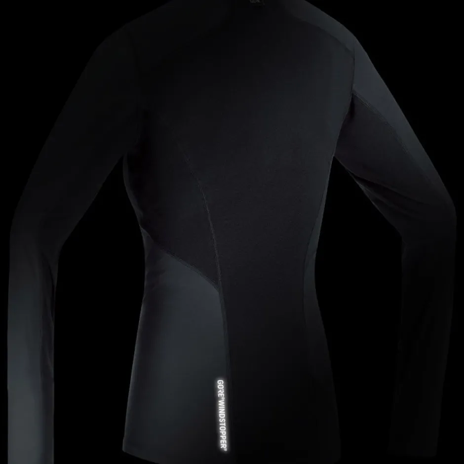 Ondergoed < GOREWEAR GORE® WINDSTOPPER® Thero Base Layer et lange ouwen Daes - zwart 9900