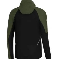 GOREWEAR R7 Partial GORE-TEX INFINIUM™ Jas met Capuchon Heren - black/utility green 99BH