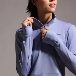 GOREWEAR Training Thermo 1/4-Zip Midlayer Dames - amethyst grey DF00