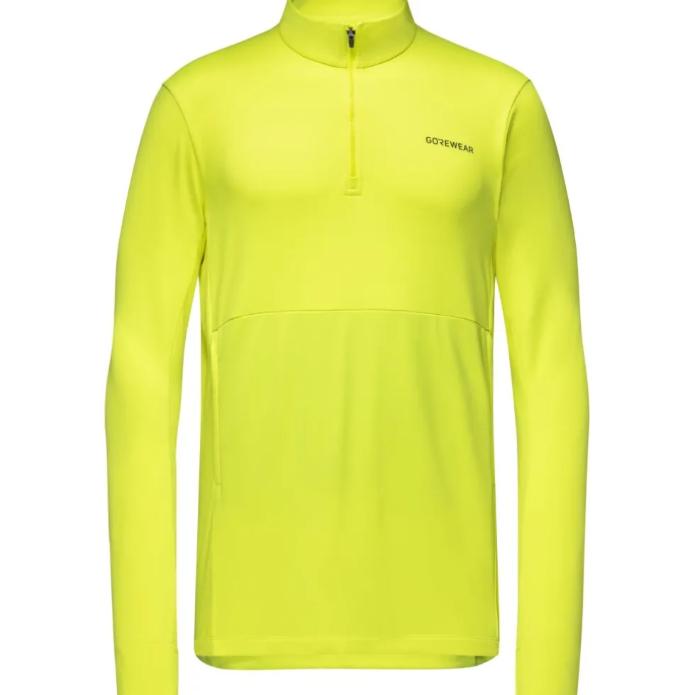 GOREWEAR Training Thermo 1/4-Zip Midlayer Heren - neon yellow 0800