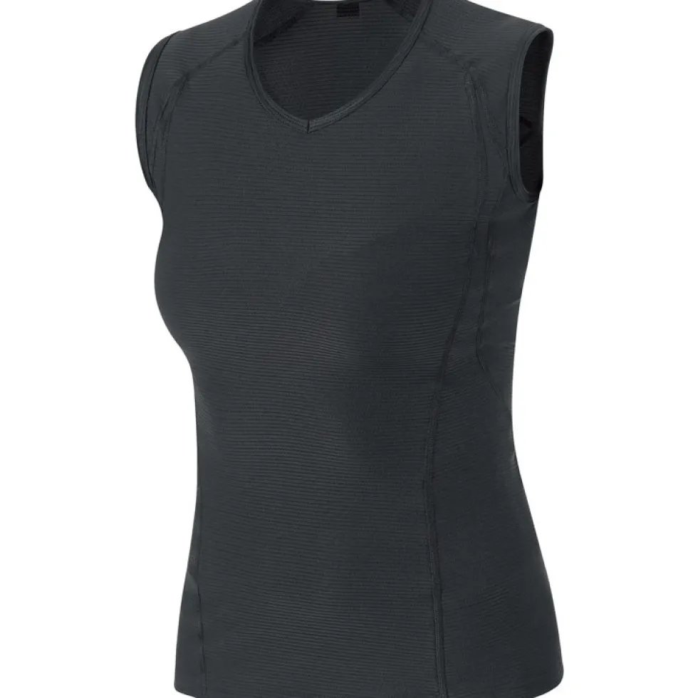 GOREWEAR Base Layer Shirt zonder mouwen Dames - zwart 9900