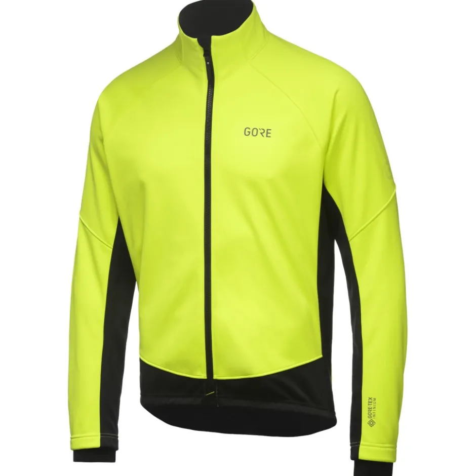 Winterjassen < GOREWEAR C3 GORE-TEX INFINIU Thero Ja Heren - neon yeow/zwart 0800