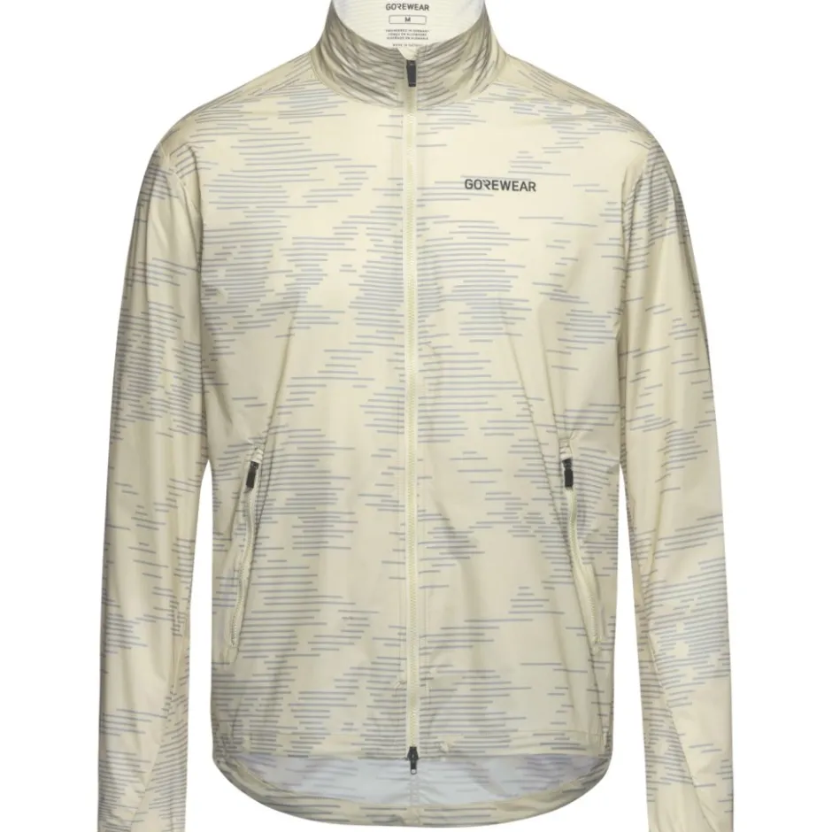 Jassen & Vesten < GOREWEAR Concurve Eectro Windbreaker Heren - cruhed_tech beige / ab gray BGBF