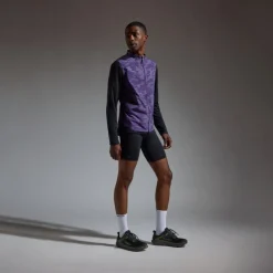 GOREWEAR Concurve Electro Windbreaker Vest Heren - crushed purple indigo / amethyst grey DEDF