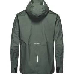 GOREWEAR Concurve GORE-TEX Logo Jas Heren - slate green / white DH01