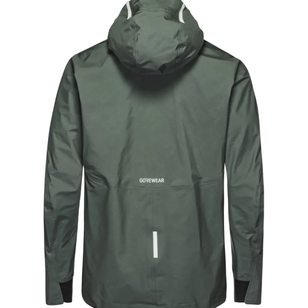 GOREWEAR Concurve GORE-TEX Logo Jas Heren - slate green / white DH01