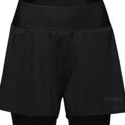 GOREWEAR Concurve 2in1 Short Dames - zwart 9900