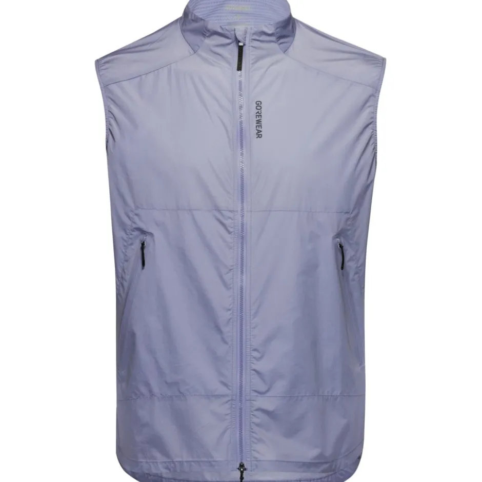 Jassen & Vesten < GOREWEAR Concurve Windbreaker Vest Heren - aethyst grey DF00