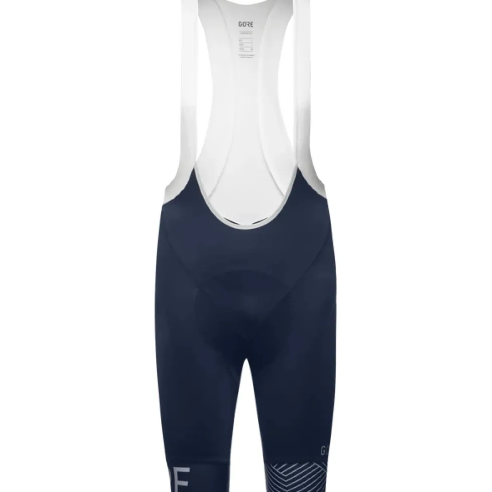 GOREWEAR C5 Opti Fietsshort met bretels + Heren - orbit blue/white AU01