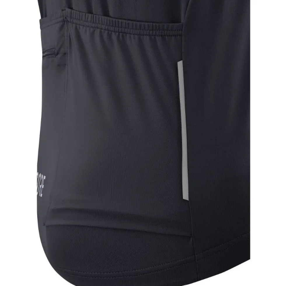 GOREWEAR C5 Shirt met Korte Mouwen Heren - black/white 9901