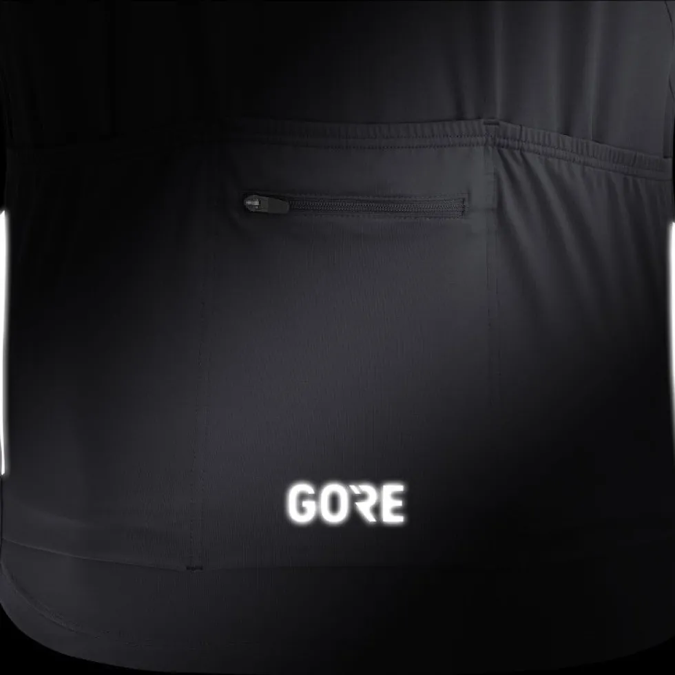 GOREWEAR C5 Shirt met Korte Mouwen Heren - black/white 9901