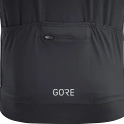 GOREWEAR C5 Shirt met Korte Mouwen Heren - black/white 9901