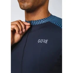 Wielershirts < GOREWEAR C5 Shirt et Korte ouwen Heren - utiity green/white BH01