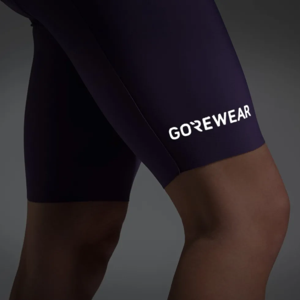 GOREWEAR Distance 3.0 Fietsshort met bretels Dames - purple indigo DE00