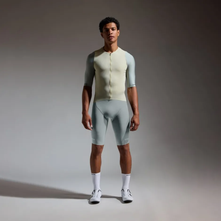 Wielershirts < GOREWEAR Ditance 2.0 Jerey Heren - tech beige / ab gray BGBF