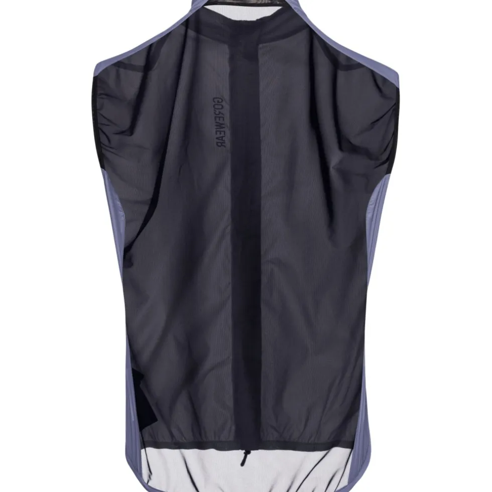 GOREWEAR Distance Windbreaker Vest Heren - amethyst grey DF00