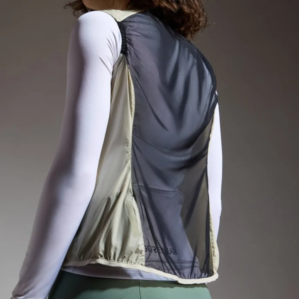 GOREWEAR Distance Windbreaker Vest Dames - black 9900