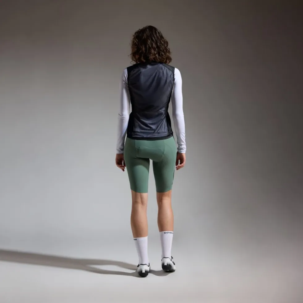 GOREWEAR Distance Windbreaker Vest Dames - black 9900