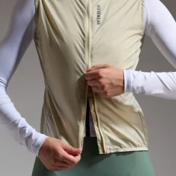 GOREWEAR Distance Windbreaker Vest Dames - tech beige BG00