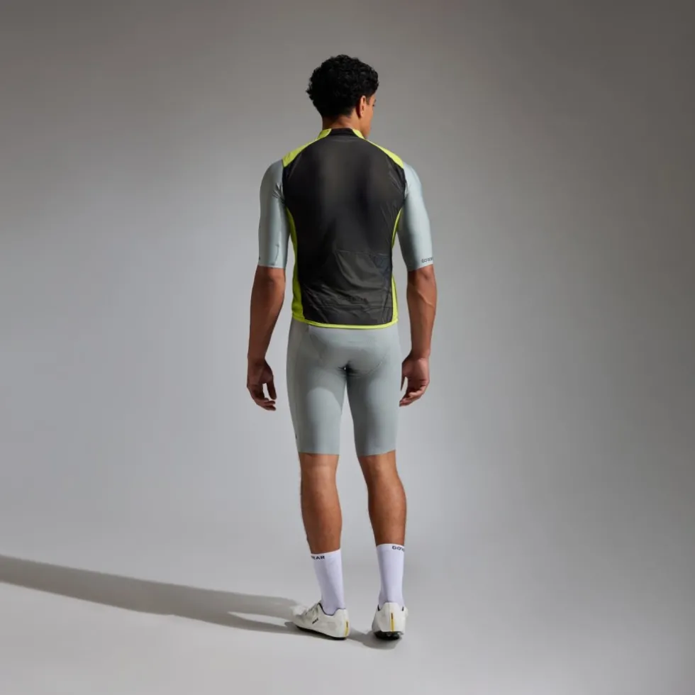 GOREWEAR Distance Windbreaker Vest Heren - lime yellow CB00