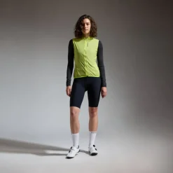 GOREWEAR Distance Windbreaker Vest Dames - lime yellow CB00