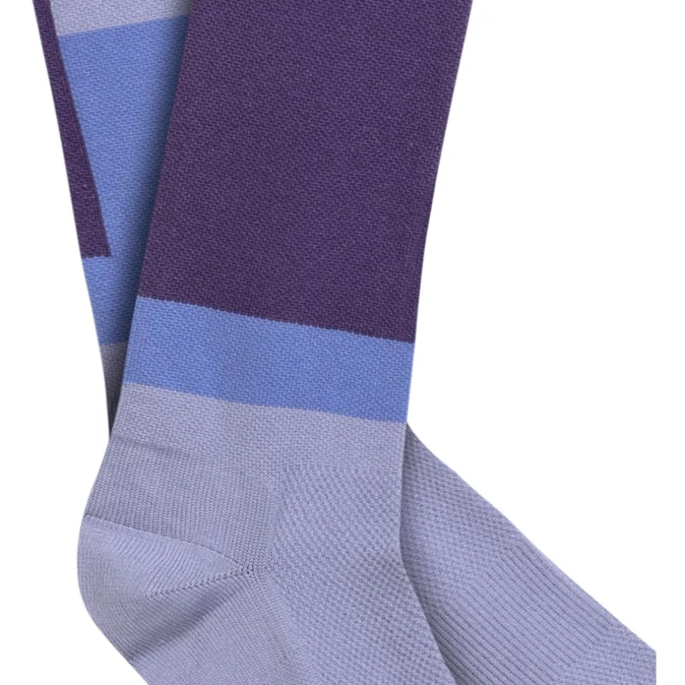 GOREWEAR Essential Block Sokken Medium - amethyst grey / purple indigo DFDE