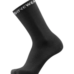 GOREWEAR Essential Merino Sokken Middellang - zwart 9900