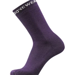 GOREWEAR Essential Merino Sokken Middellang - purple indigo DE00