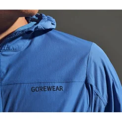 GOREWEAR FERNFLOW Windbreaker met Capuchon Heren - cargo blue CA00