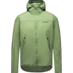 GOREWEAR FERNFLOW Windbreaker met Capuchon Heren - engine green DB00