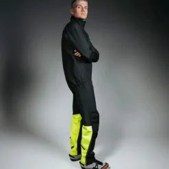 GOREWEAR Glidewheel GORE-TEX Broek Heren - black/neon yellow 9908