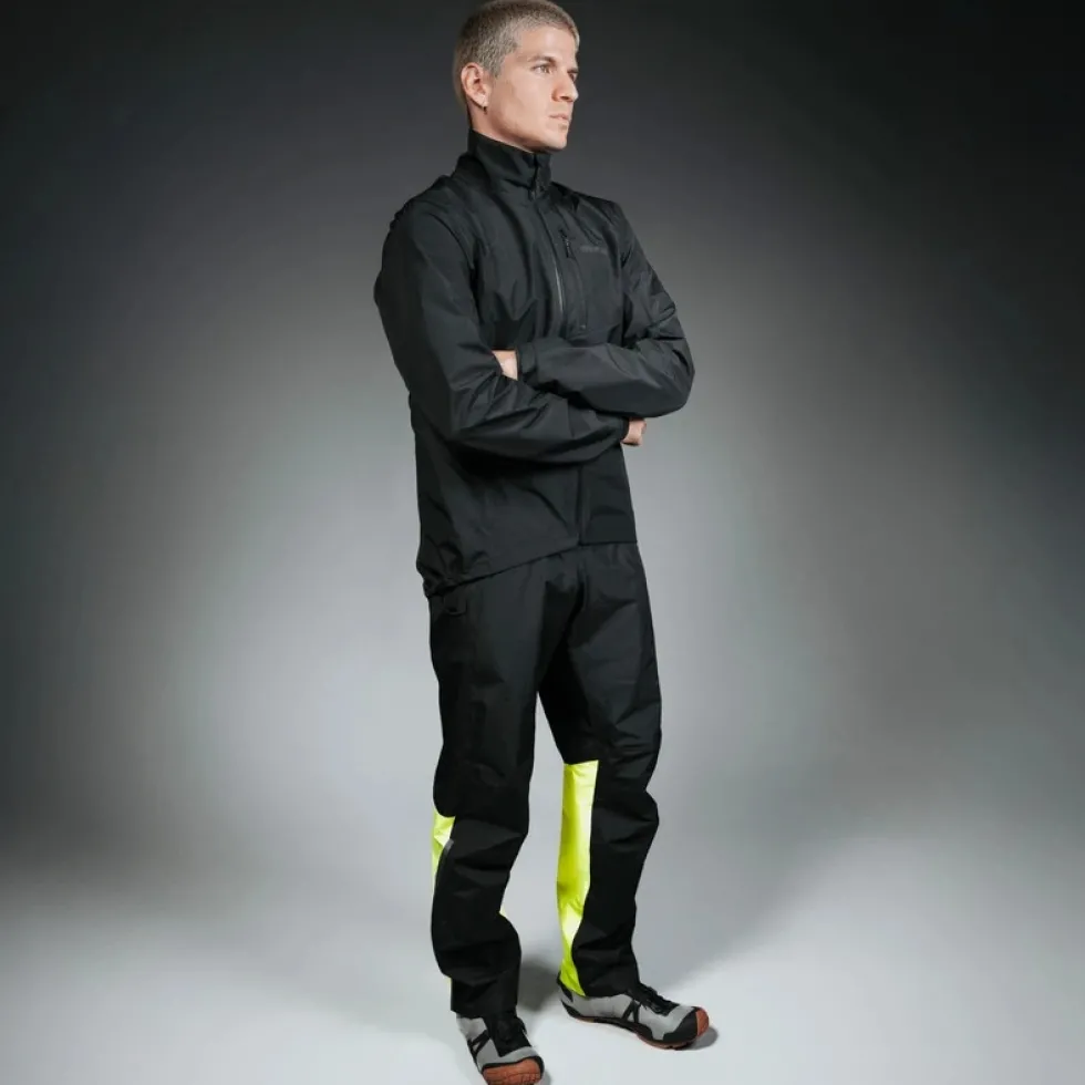 GOREWEAR Glidewheel GORE-TEX Broek Heren - black/neon yellow 9908
