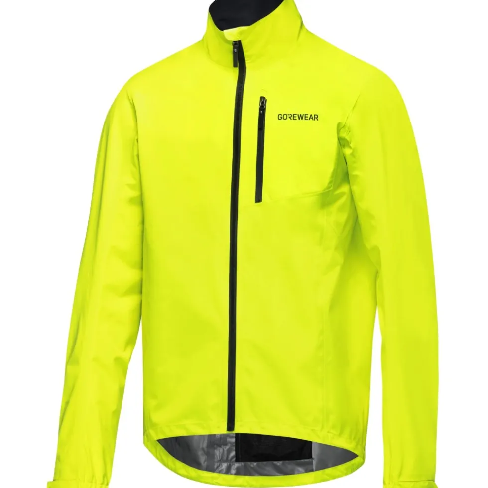GOREWEAR Glidewheel GORE-TEX Jas Heren - neon yellow 0800