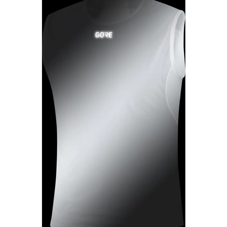 GOREWEAR GORE® WINDSTOPPER® Base Layer Shirt zonder mouwen Heren - zwart 9900