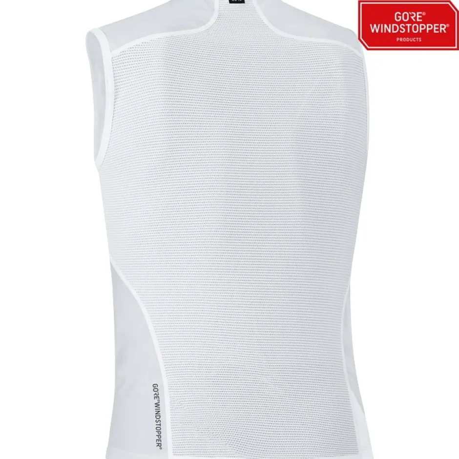 GOREWEAR GORE® WINDSTOPPER® Base Layer Shirt zonder mouwen Heren - zwart 9900