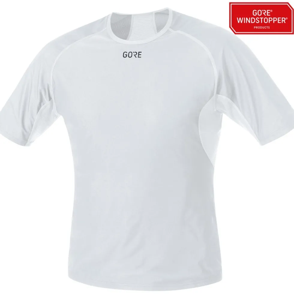 GOREWEAR GORE® WINDSTOPPER® Base Layer Shirt Heren - light grey/white 9201