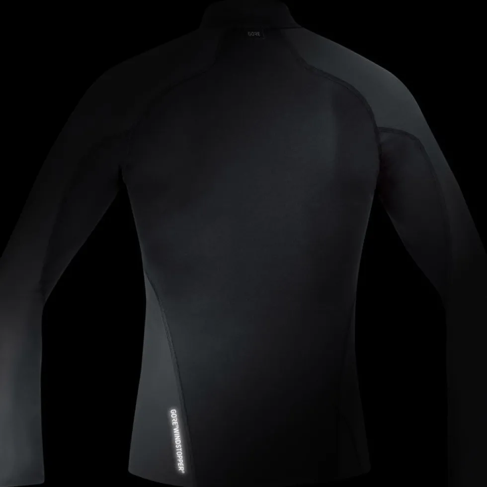 GOREWEAR GORE® WINDSTOPPER® Thermo Base Layer met Lange Mouwen Heren - black 9900