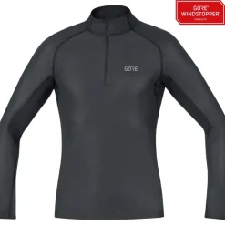 GOREWEAR GORE® WINDSTOPPER® Thermo Base Layer met Lange Mouwen Heren - black 9900
