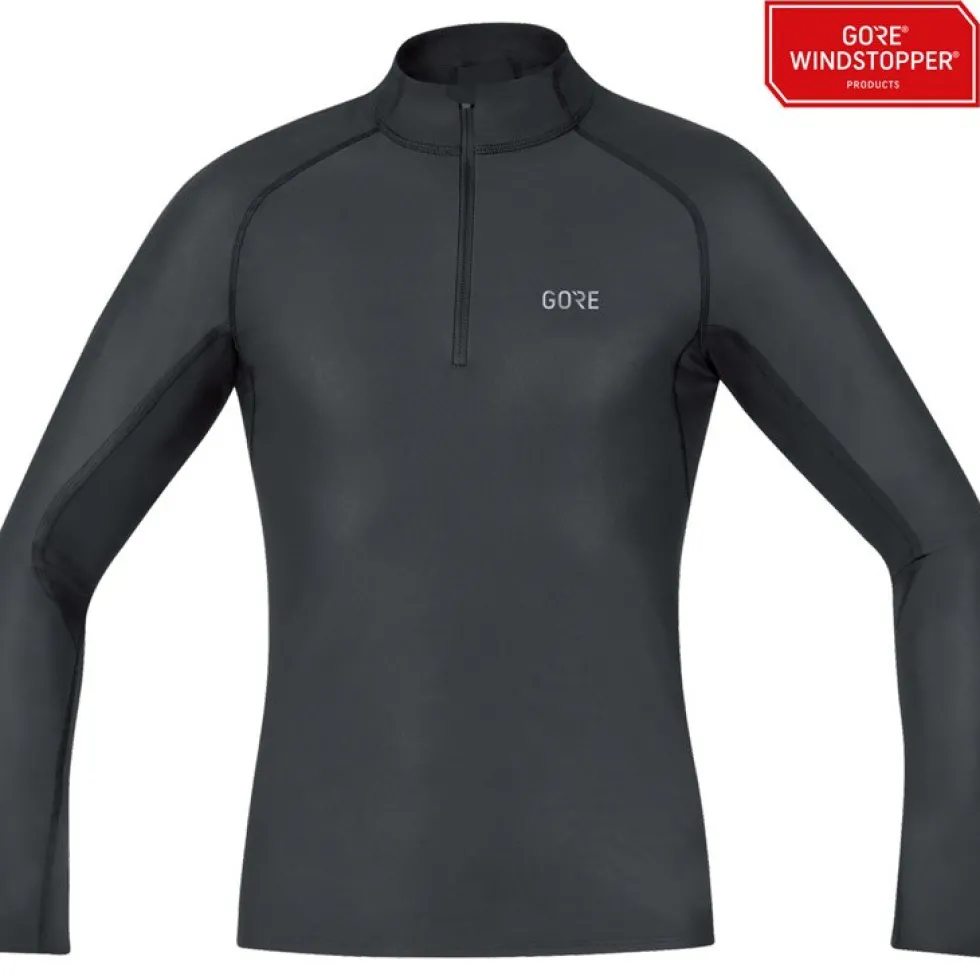 GOREWEAR GORE® WINDSTOPPER® Thermo Base Layer met Lange Mouwen Heren - black 9900