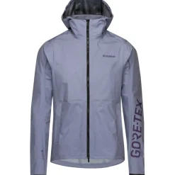 GOREWEAR Lupra 2.0 GORE-TEX Logo Jas met capuchon Heren - amethyst grey / purple indigo DFDE
