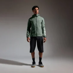 GOREWEAR Lupra 2.0 GORE-TEX Logo Jas met capuchon Heren - slate green / white DH01
