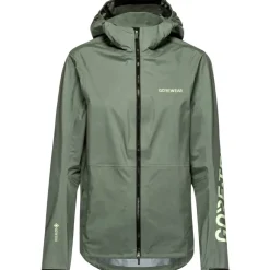 GOREWEAR Lupra 2.0 GORE-TEX Logo Jas Vrouwen - slate green / spring green DHDJ