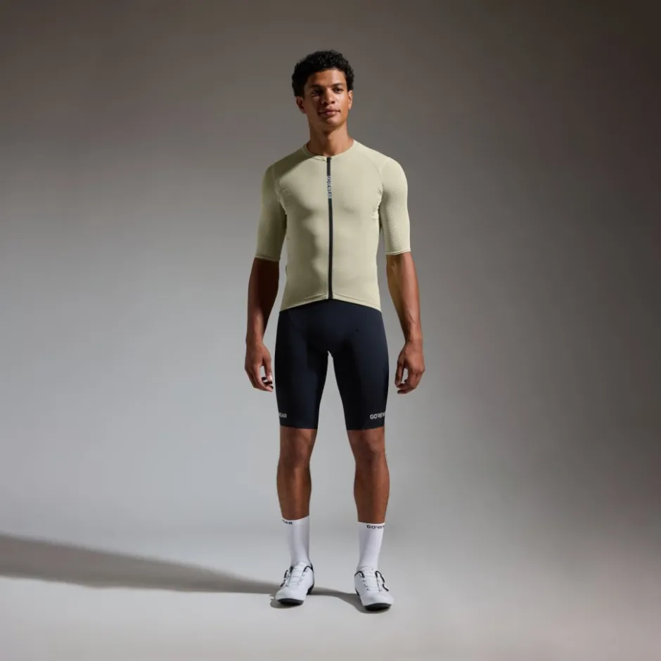 Wielershirts < GOREWEAR pinhift Breathe Fiethirt et Korte ouwen Heren - tech beige BG00
